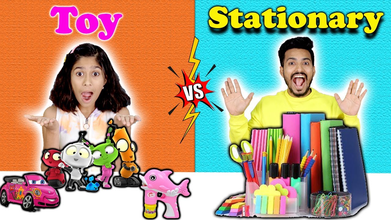 Ultimate Toys Vs Stationary Challenge | Pari's Lifestyle