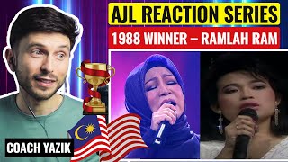 YAZIK reacts to 3RD AJL winner RAMLAH RAM - Kau Kunci Cintaku di Dalam Hatimu