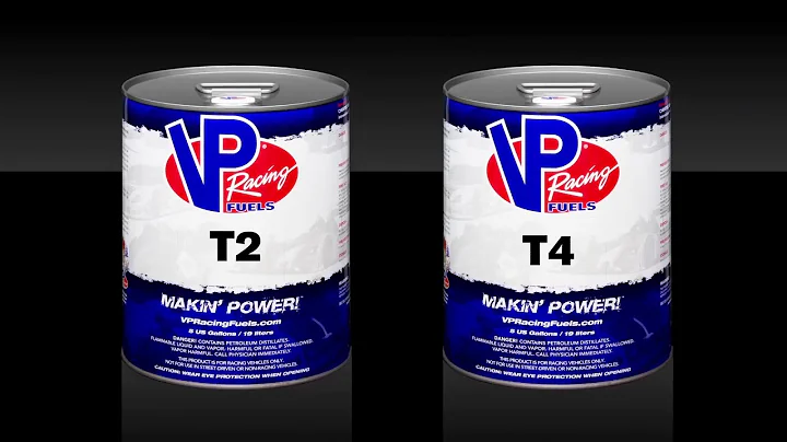 VP Racing Fuels T2, T4, and C50 fuels Commercial