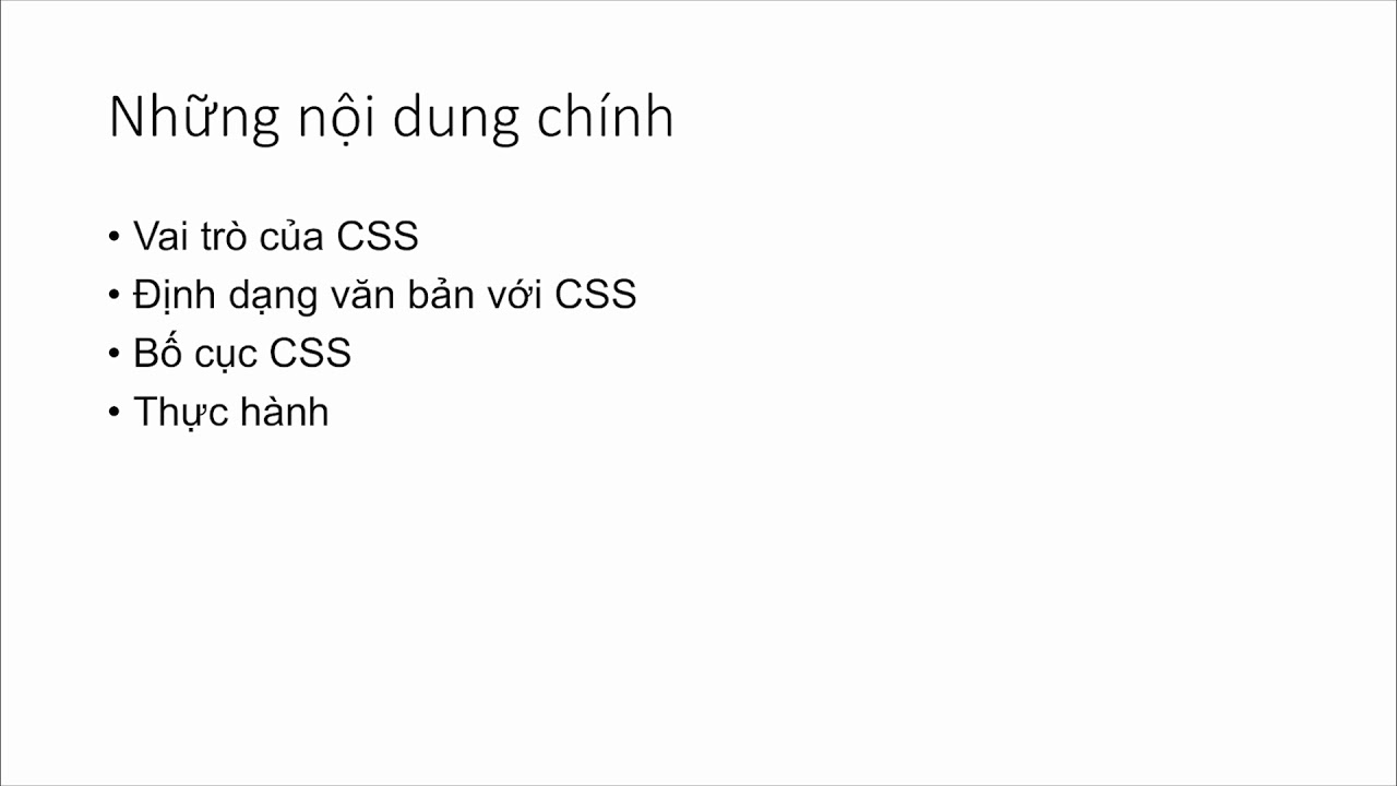 Lập Trình Web HTML CSS - Bài số 16 Giới thiệu Chuẩn bị - YouTube