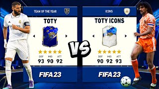 Team of the Year vs. TOTY Icons