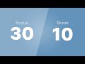 30/10 Study With Me with Synth Rain Noise | 3-Hour Deep Work Session for Focus & Productivity