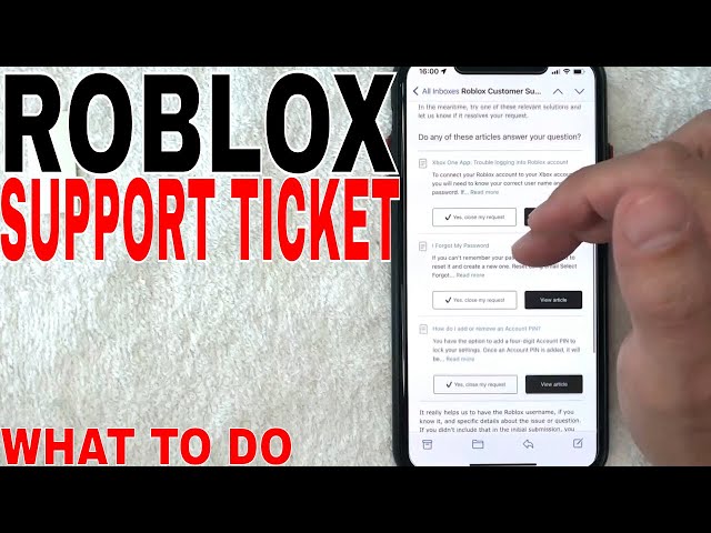 What To Do With Roblox Support Ticket? (Full Guide) 