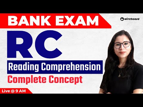Reading Comprehension Complete Concepts For All banking Exams | By Saba Ma'am