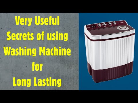 वीडियो: वाशिंग मशीन अच्छे से क्यों नहीं धोती