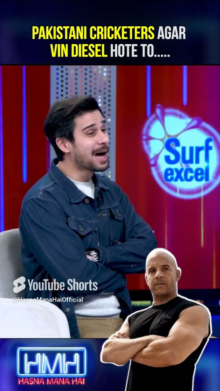 Pakistani cricketers as #vindiesel ?   #harisrauf #tabishhashmi #hasnamanahai #shorts