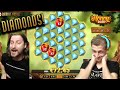 FULL SCREEN DIAMONDS ON HONEY RUSH! BIG WIN!