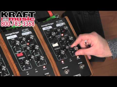Kraft Music - Moog Moogerfooger MF-104M Analog Delay Demo with Jake Widgeon