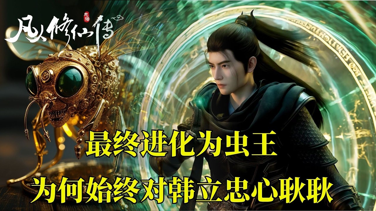凡人修仙传:从濒死幼虫到威震三界,噬金虫王为何独独对韩立死心塌地? - YouTube