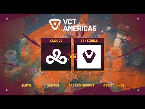 Sentinels x Cloud9 (Mapa 1: Haven) | VCT Americas