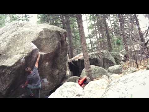 Beta Video for climb Scuba Steve v7, Poudre Canyon