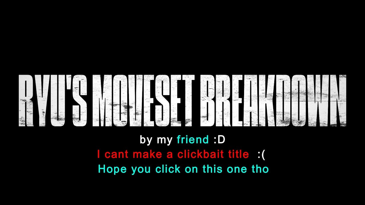 Ryu Moveset Ryu Moveset Breakdown #jjs #jjk #roblox - YouTube