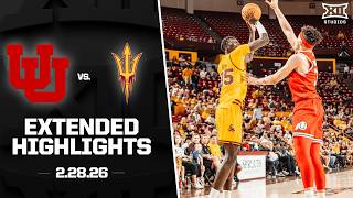 Utah vs. Arizona State Extended Highlights | 2025-26 Big 12 Men's Basketball