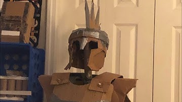 How To Build (PROPER) Cardboard Armor Part 4 The Helmet#2