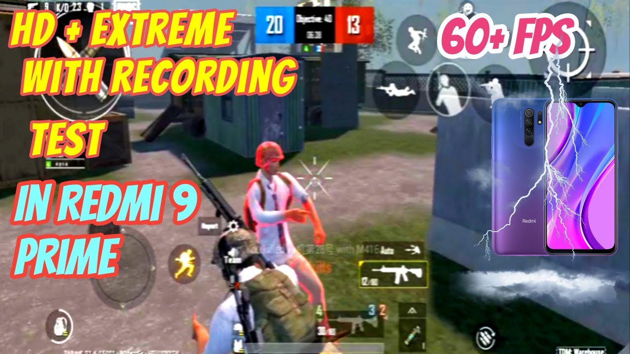 Redmi 9 prime Pubg lite test | Hd + Extreme with recording | GLazer Gaming