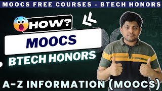 MOOCs A-Z information | Nptel | Coursera | Udemy | BTech Honours | MAKAUT | MOOCs Courses