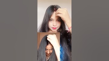 How To Do Small Zigzag Middle Partition With Bobby Pins😱#shortvideo #shorts #viral #hairstyle #hacks