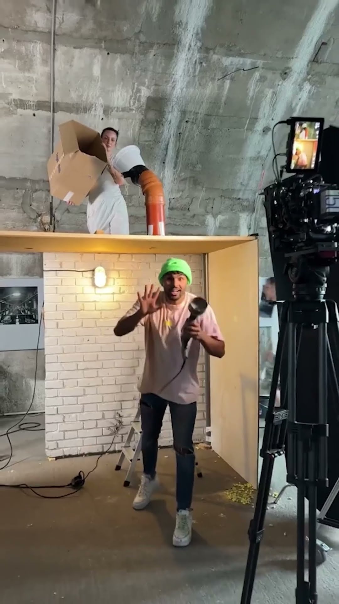 Behind the scenes from last shooting