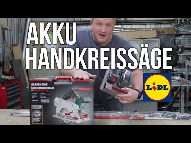 LIDL PARKSIDE Akku-Handkreissäge X Team - YouTube A1 20-Li 20V PHKSA