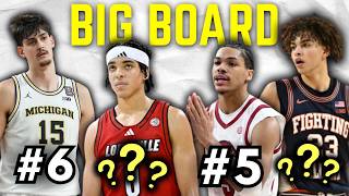 FINAL NBA Draft BIG BOARD - Top 60 Ranked Prospects