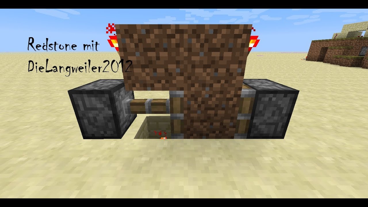 Minecraft T Flip Flop Bauen Redstone Mit Dielangweiler2012 Deutsch Youtube