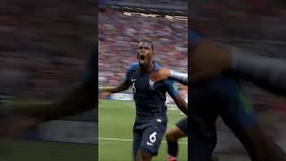 When Pogba Scored In The FIFA World Cup Final #shorts #france #pogba