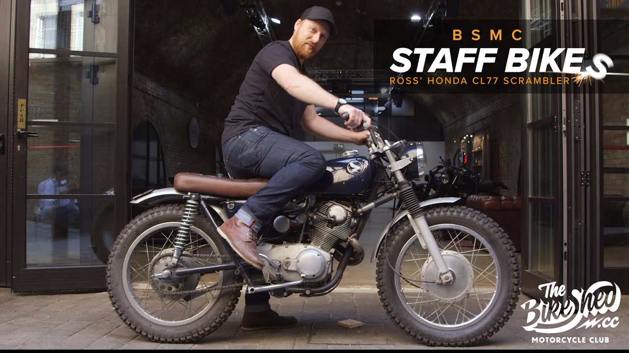Staff Bikes: Ross' Honda CL77 305cc Scrambler - YouTube
