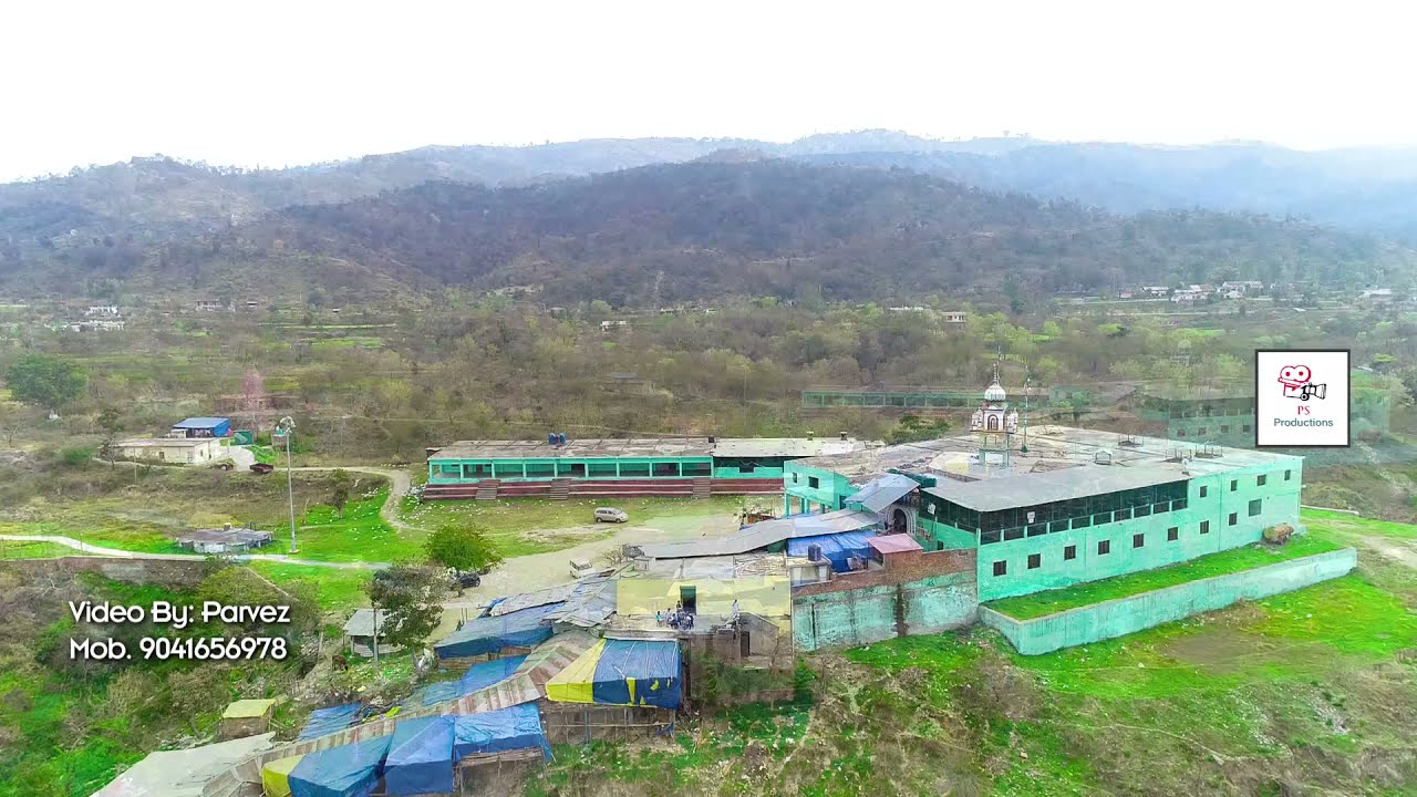 Drone View Of Peer Nigaha Darbar, Himachal Pardesh