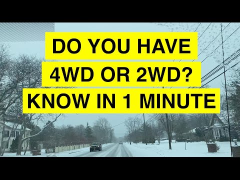 How To Know/ Tell If Your  Car is 4 Wheel Drive (4WD) or Front Wheel Drive in 1 minute