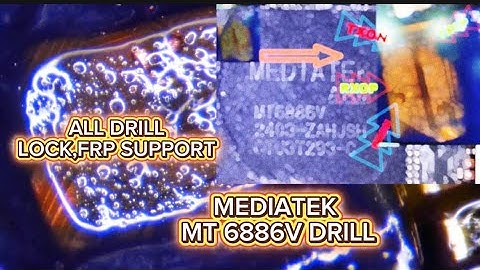 Vivo v27 CPU drill ISP pinout MT 6886V CPU drill ISP pinout