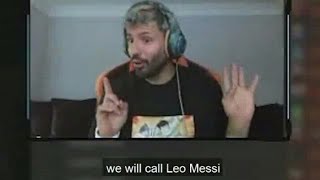 Sergio Aguero called Leo Messi on Twitch live stream