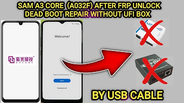 Samsung A03 Core After Unlock Dead Recover| A032f,A035f Format Unlock Frp Dead| Flash done 💯