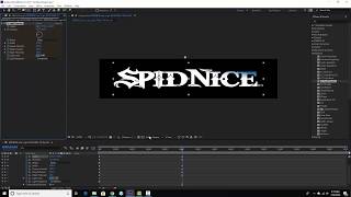 adobe after effects   How to use light sweep effect on a logo