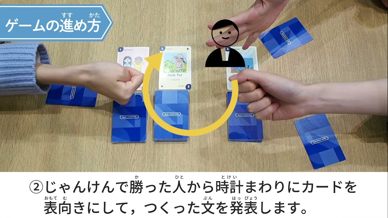 楽しく遊んで英語の単語と語順が身につくカードゲームが新登場