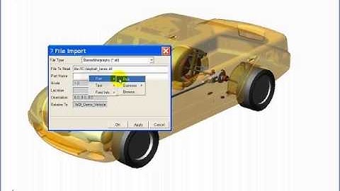 MSC Adams auto: Import road lanes