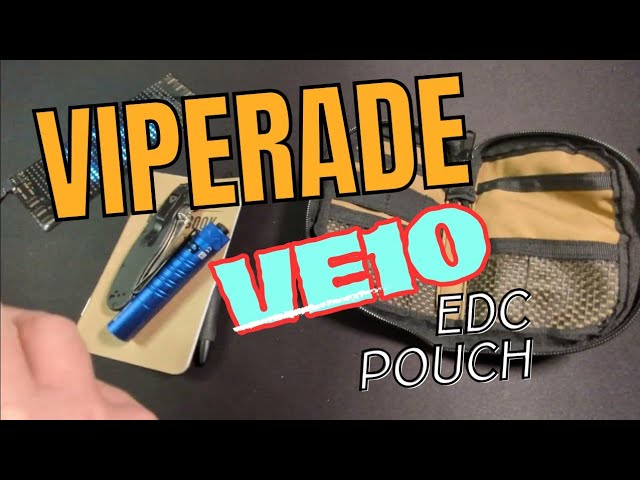PL6 Velcro Organizer Pouch, Elastic EDC Organizer Pouch 