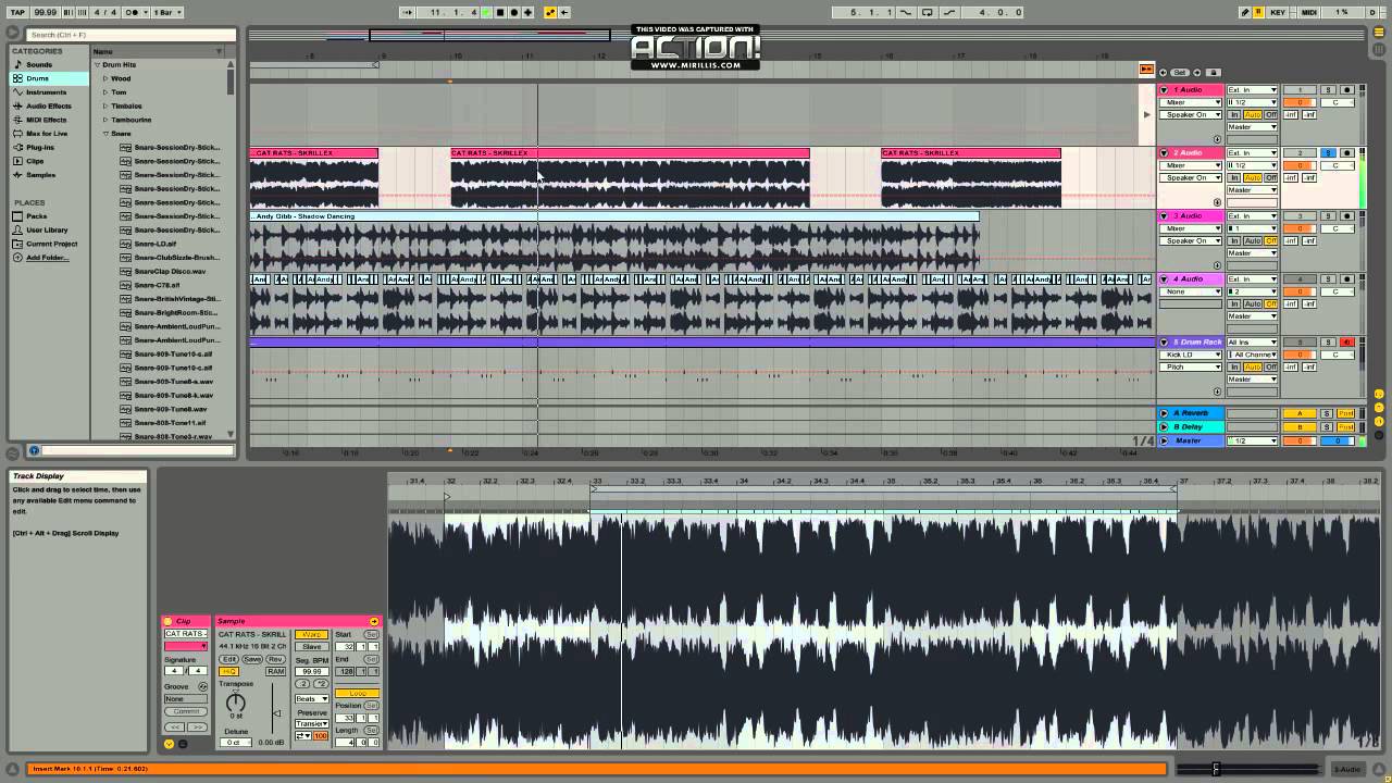 SKRILLEX - CAT RATS // Remake in Ableton Live [sample]