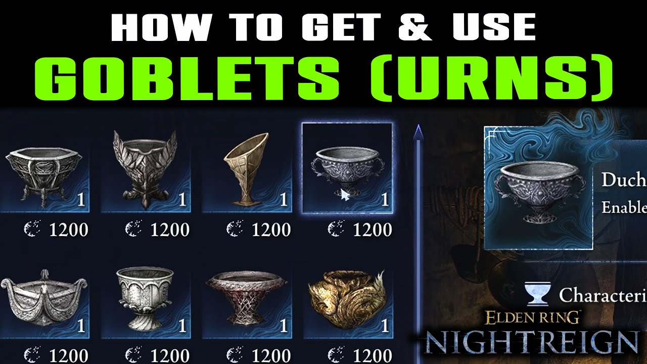 Goblets in Elden Ring Nightreign | How to GET & USE Goblets (Urns ...