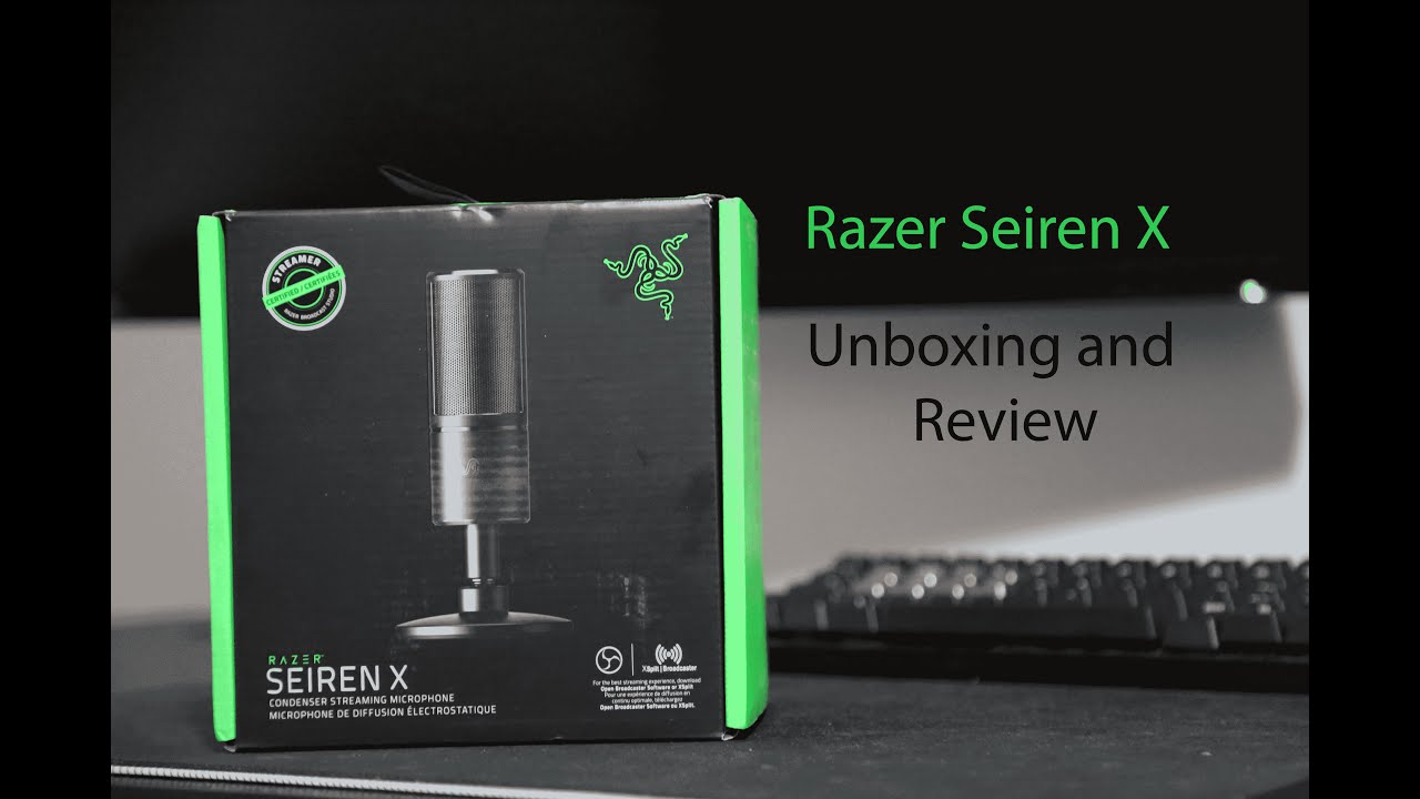 Razer Seiren X Condenser Streaming Microphone Review 