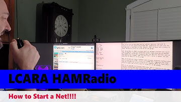 LCARA HAM Radio: How to Start a Net!!!!