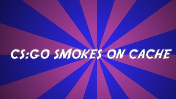 CS:GO Cache Blue Door Smoke