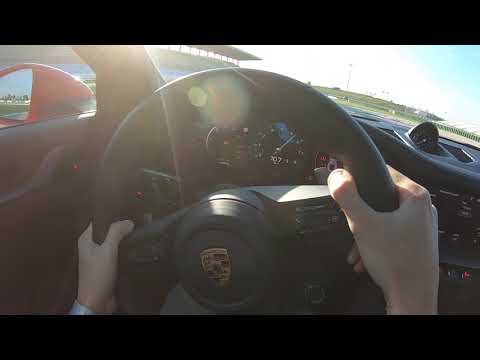 Porsche 911 Carrera 4s on board a Misano