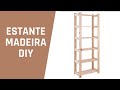 DIY: ESTANTE  SAPATEIRA FEITA COM PINUS