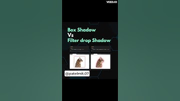 Box Shadow vs Filter drop shadow | Frontend Development