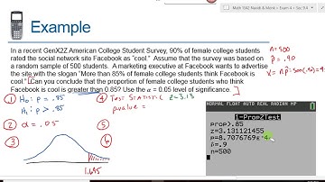 Math 1342 Navidi Sec 9.4 Hypothesis Tests for Proportions