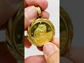 マン島キャット純金コイン　金貨　1/2oz  18金製枠　ペンダントトップ