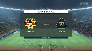 América vs Pumas - Estadio Azteca ?️ - Jornada 10 - Liga MX - FIFA 22 ✅