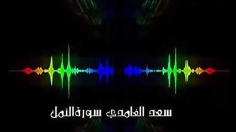 سورة النمل الشيخ سعد الغامدي