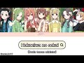22/7 - Hakoniwa no Sekai (箱庭の世界) color coded Lirik Malay Sub