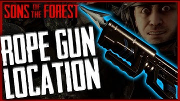Sons Of The Forest: How to get the Rope Gun (Key Item Location)